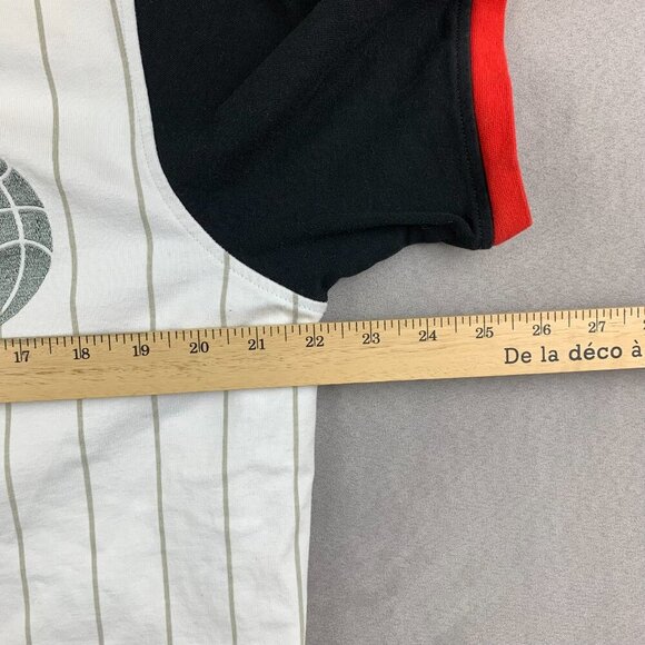 Starter Toronto Raptors Mens Jersey Large White Button Up Baseball Basketball - Picture 7 of 9